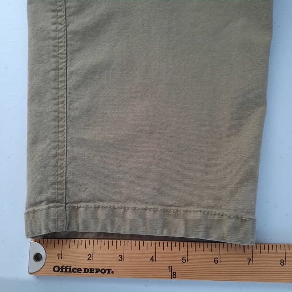 Anthropologie Maeve Turner Tan High Rise Ankle Length Utility Pants size 31 - Picture 15 of 15